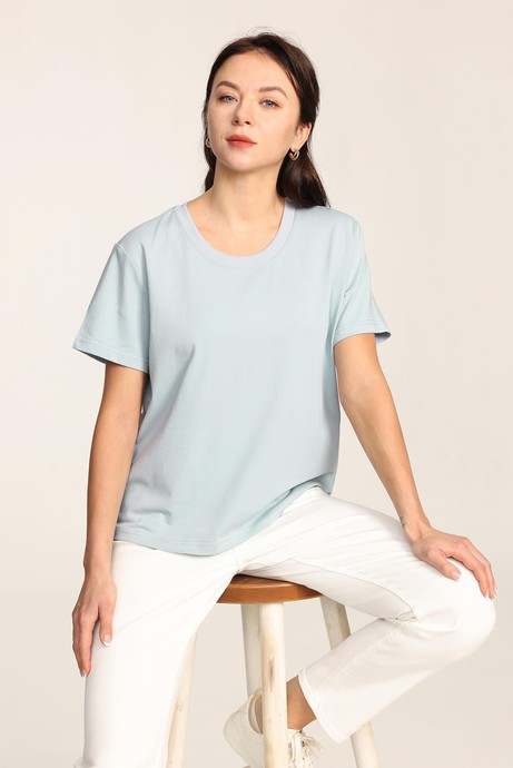 Organic Cotton Box-Cut T-Shirt from Ecoer Fashion