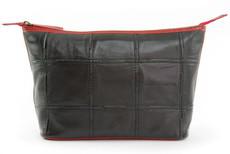 Leather Cosmetics Case / Toiletry Bag via Elvis & Kresse