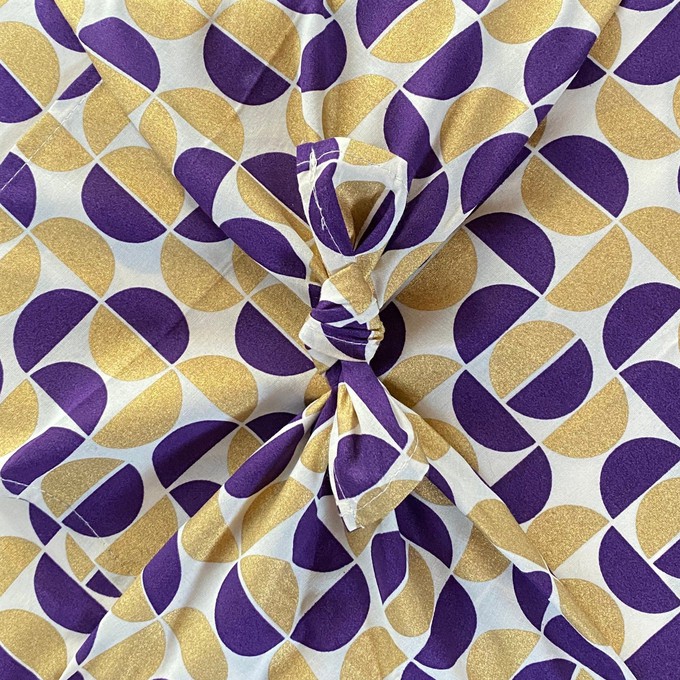 Furoshiki Gift Wrap Gold Moons Fabric Gift Wrap from FabRap