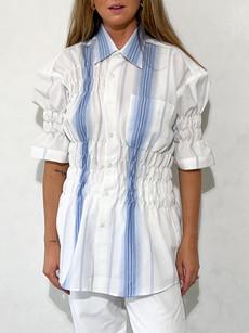 Dakota Upcycled Striped Shirt - Limited Edition via Fanfare Label