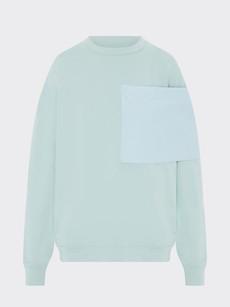 Oversized Jumper in Mint Green - Size 6 via Fanfare Label