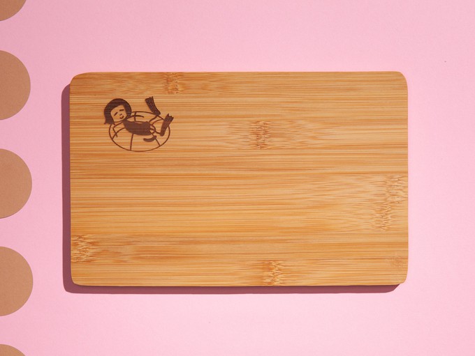 Breakfast Board Summertime Bamboo from FellHerz T-Shirts - bio, fair & vegan