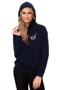 Music Lover Hoodie navy via FellHerz T-Shirts - bio, fair & vegan