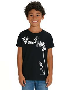 Cat Love Kids T-Shirt black via FellHerz T-Shirts - bio, fair & vegan