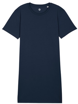 FellHerz T-Shirt Kleid navy from FellHerz T-Shirts - bio, fair & vegan