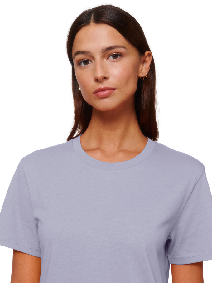 FellHerz T-Shirt Kleid flieder from FellHerz T-Shirts - bio, fair & vegan