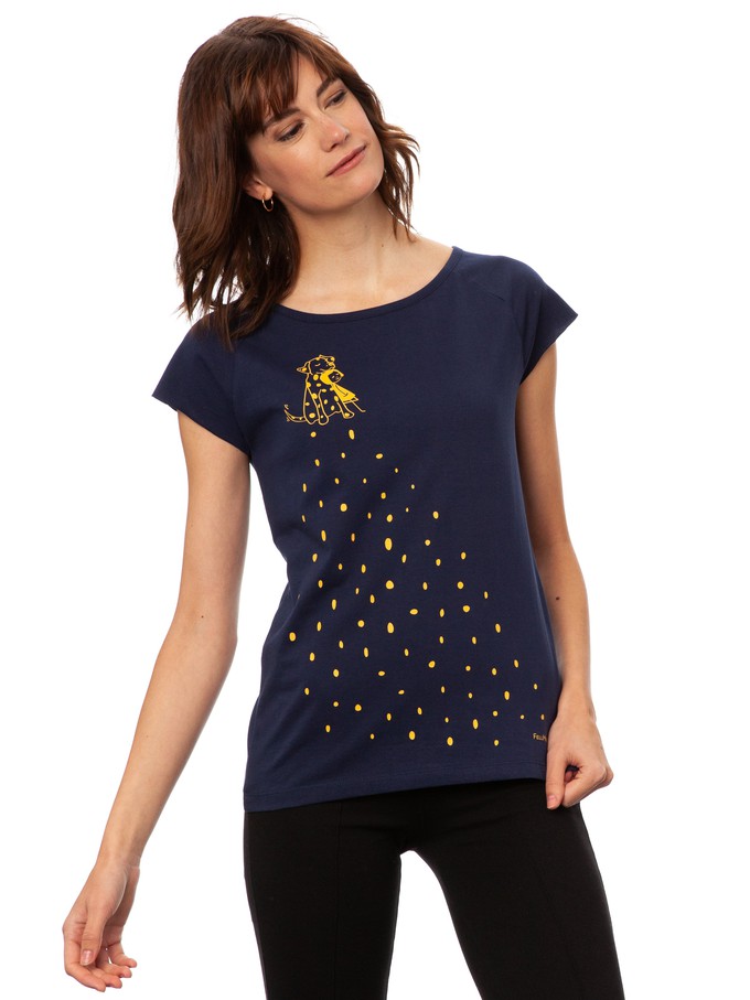 Doglove Cap Sleeve midnight from FellHerz T-Shirts - bio, fair & vegan