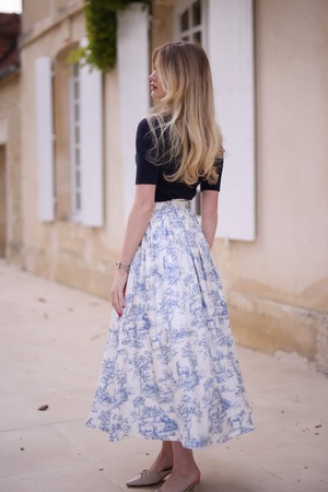 Florence Toile De Jouy Skirt from GAÂLA