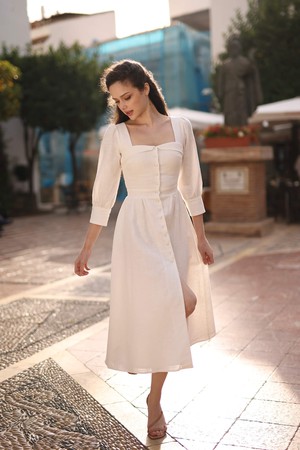 Esther Linen Dress from GAÂLA