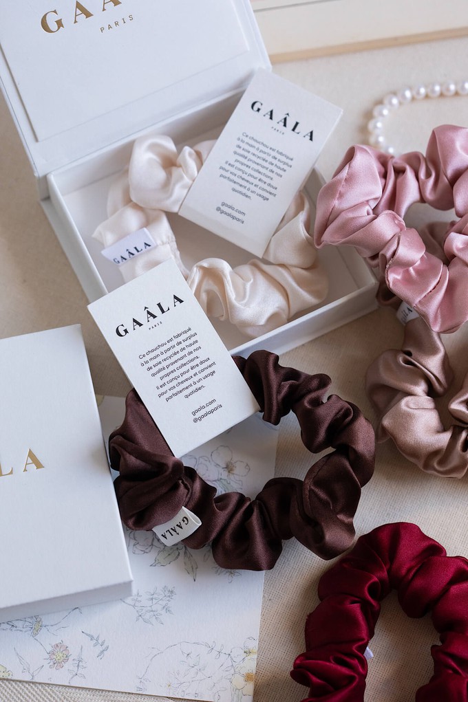 Zoe Silk Scrunchie from GAÂLA