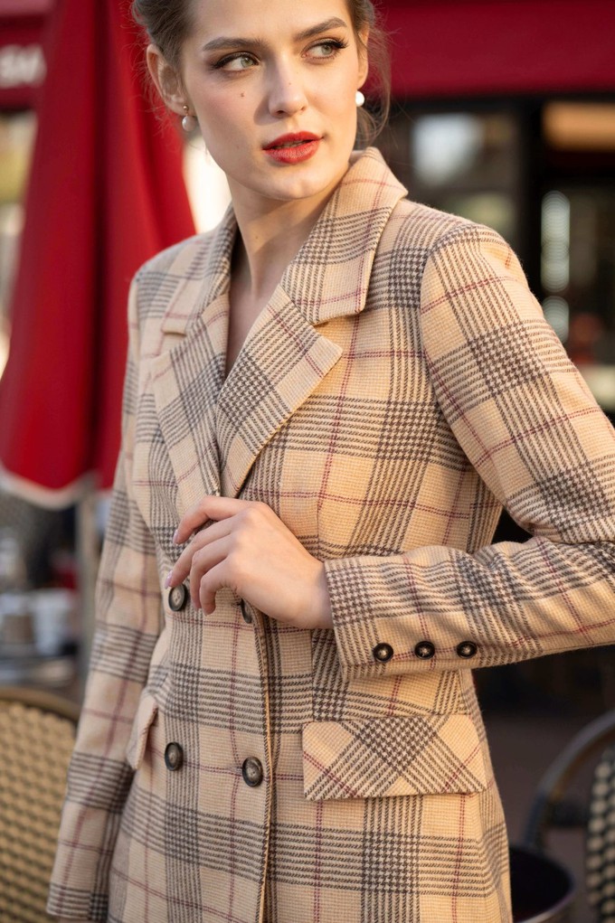 Christopher Plaid Blazer from GAÂLA