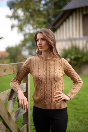 Christina Cable Knit Sweater from GAÂLA