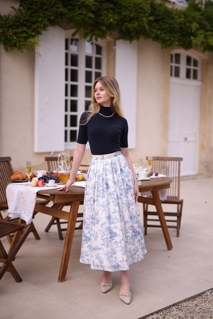 Florence Toile De Jouy Skirt from GAÂLA