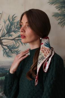 The Moon Butterfly Silk Bandana Scarf via GAÂLA