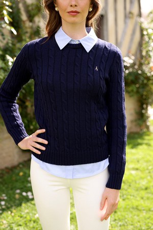 Christina Cable Knit Sweater from GAÂLA