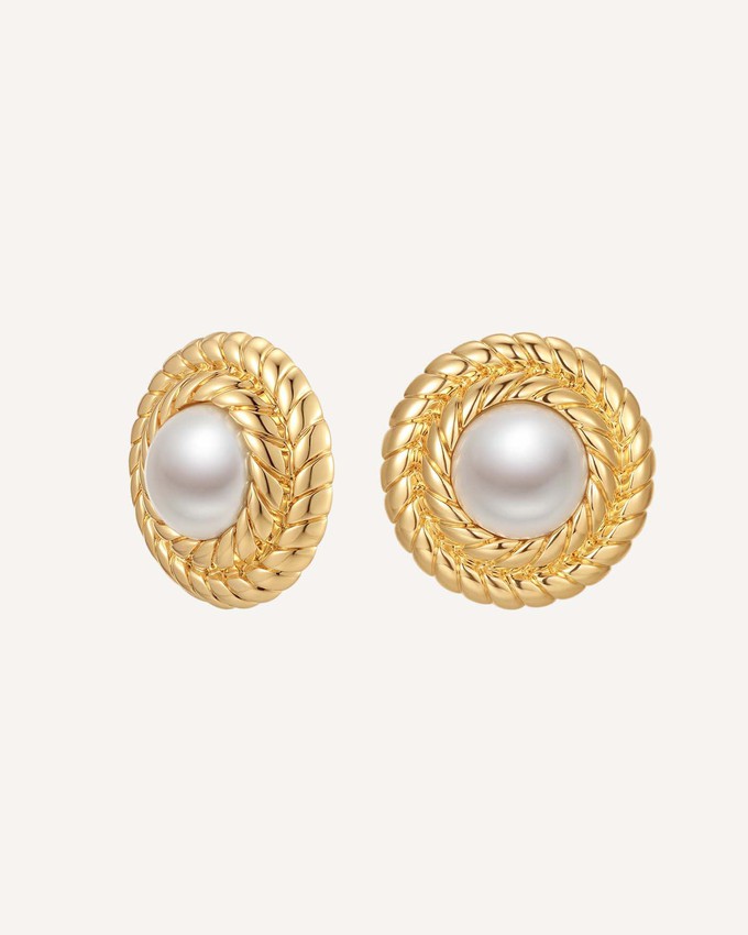 June Birthstone Earrings - Pearl from GAÂLA