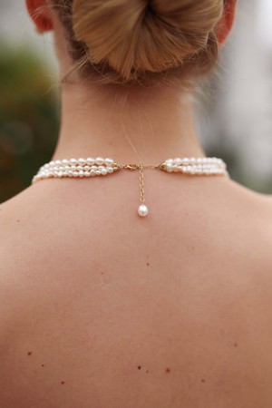 Mathilde Multistrand Pearl Necklace from GAÂLA