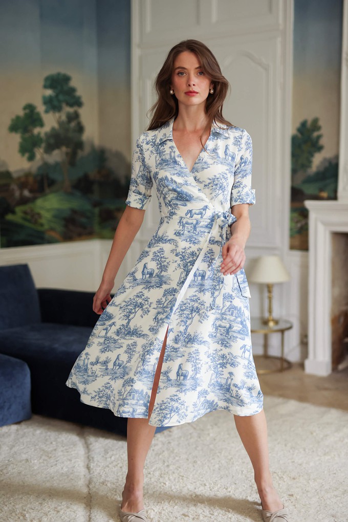 Elsie Toile De Jouy Dress from GAÂLA