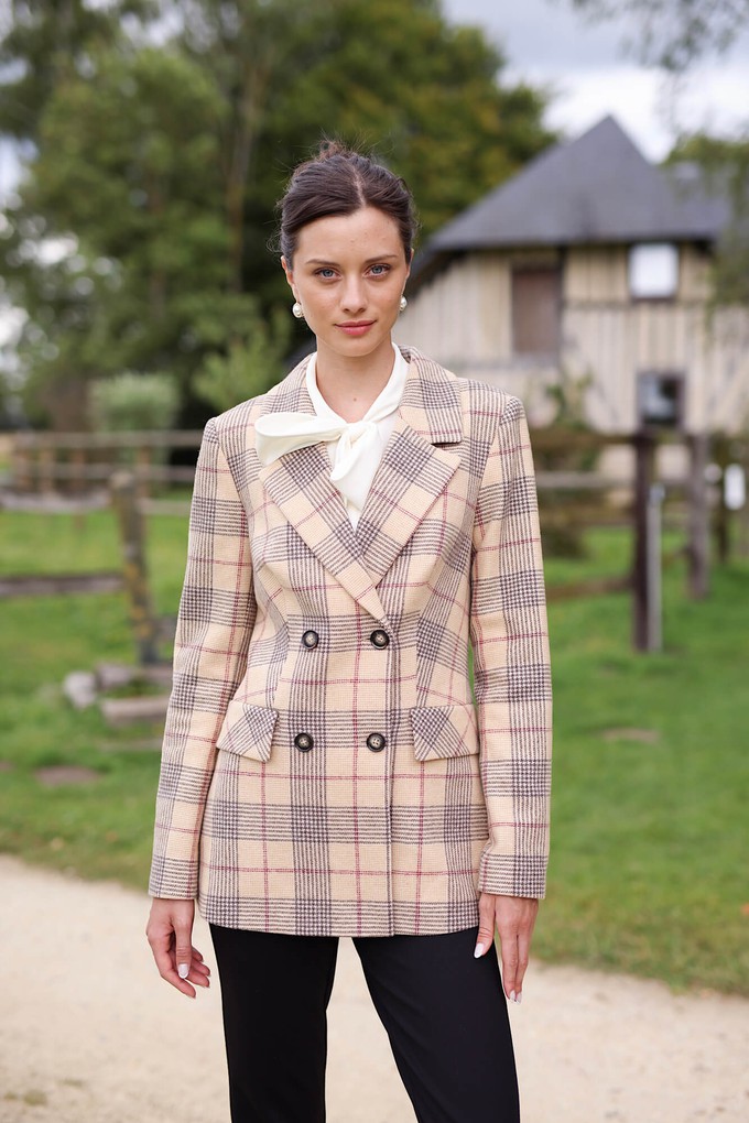 Christopher Plaid Blazer from GAÂLA