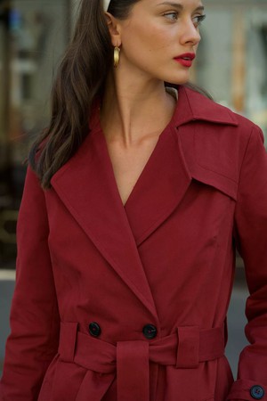 Benedicte Cotton Trench Coat from GAÂLA