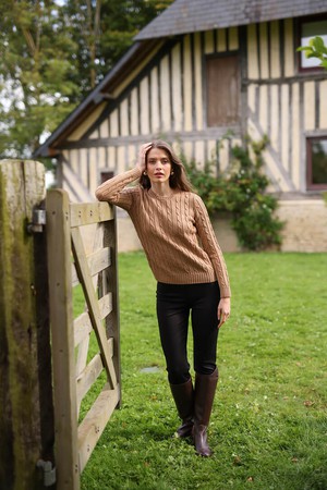 Christina Cable Knit Sweater from GAÂLA