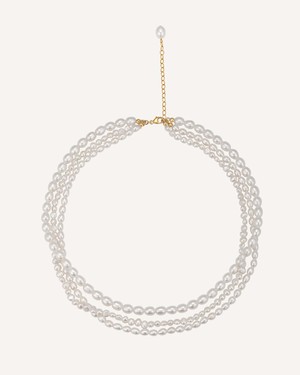 Mathilde Multistrand Pearl Necklace from GAÂLA