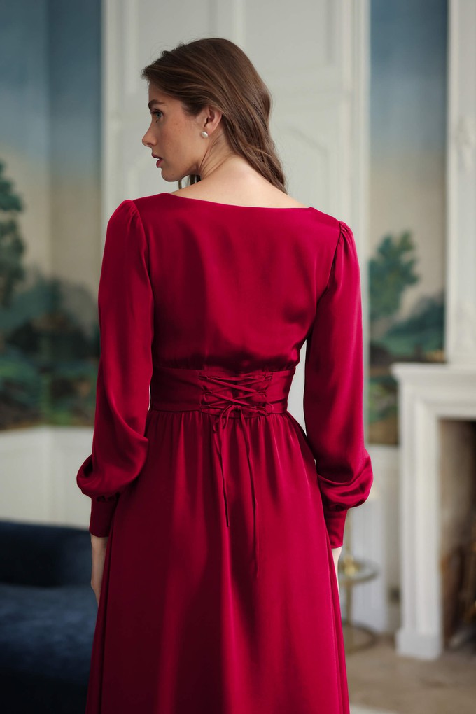 Rouge Tencel Dress from GAÂLA