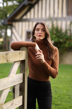 Naomi Mohair Roll-Neck Sweater from GAÂLA