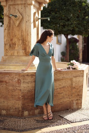 Coralie Silk Dress from GAÂLA