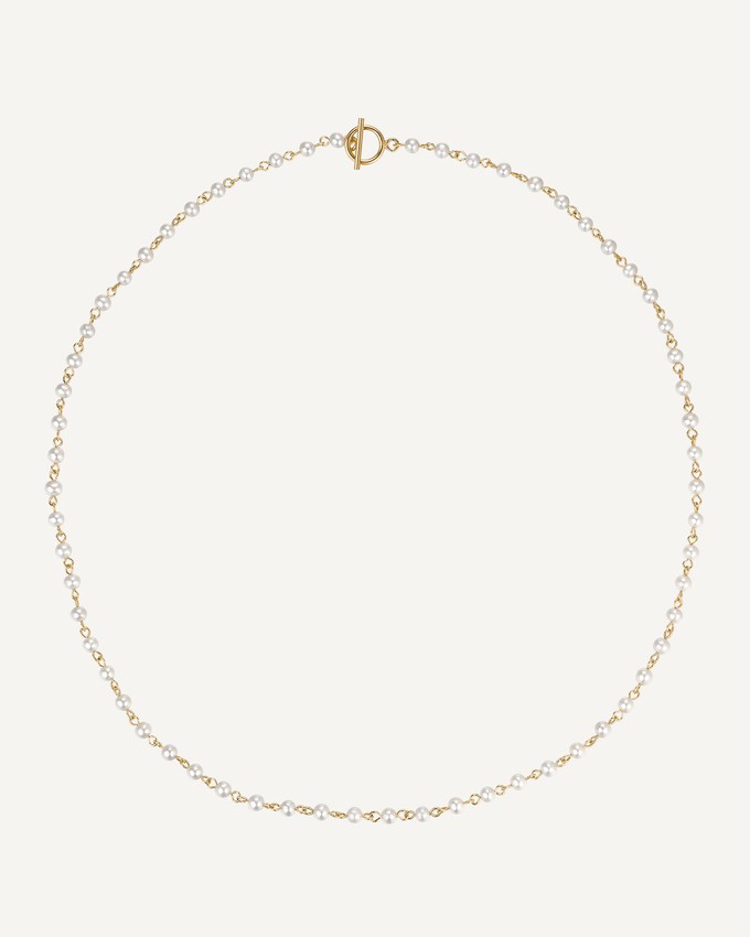 Audrey Pearl Station Necklace from GAÂLA