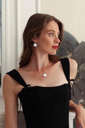 Clair de Lune Pearl Earrings from GAÂLA