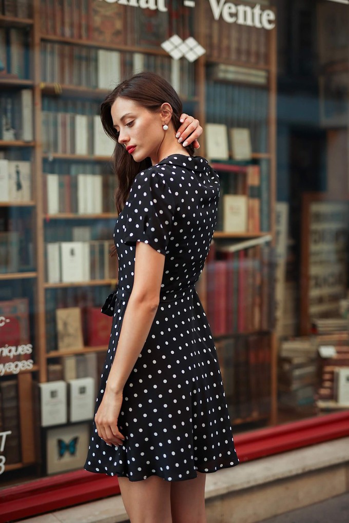 Project Cece Belle Polka Dot Dress