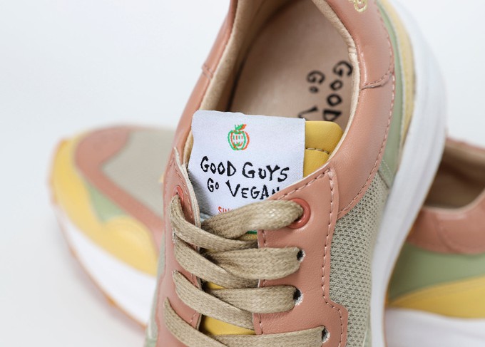 BABER-GV vegan running shoes | TEADUST Appleskin from Good Guys Go Vegan