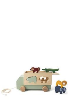 Animal Truck Wooden via Het Faire Oosten