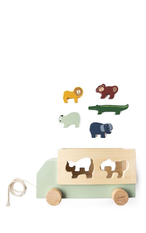 Animal Truck Wooden from Het Faire Oosten