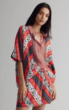 Blouse Kimono Print via Het Faire Oosten