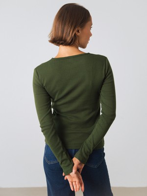 Ribbed Longsleeve from Honest Basics