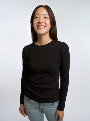 Ribbed longsleeve from Honest Basics