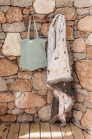 The Patria Macrame Bag – Sage from Ina Swim