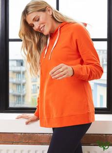 Maisie Organic Maternity Hoodie via Isabella Oliver