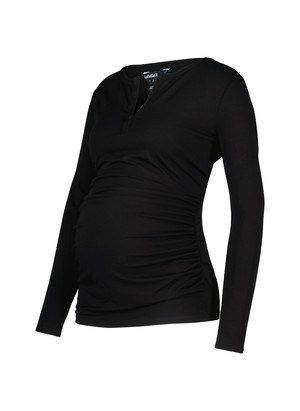 The Essentials Henley Maternity Top from Isabella Oliver