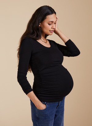 The Essentials Maternity Scoop Top from Isabella Oliver