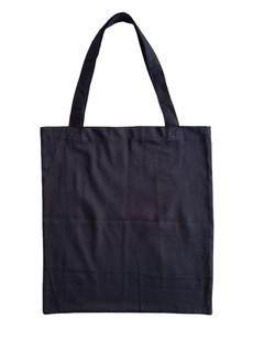 Black Organic Cotton Tote Bag via Jenerous