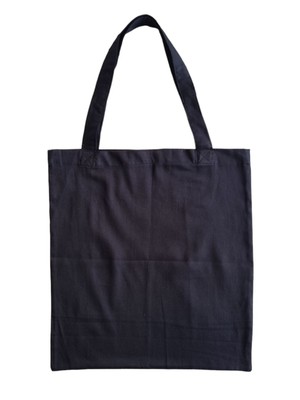 Black Organic Cotton Tote Bag from Jenerous