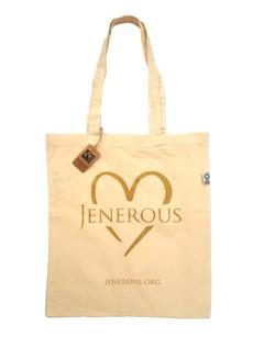 Fair Trade Organic Cotton Jenerous Tote Bag via Jenerous