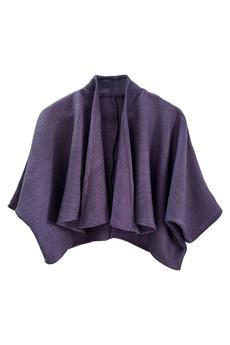 NEW! Wool Silk Waterfall Bolero Purple via JULAHAS