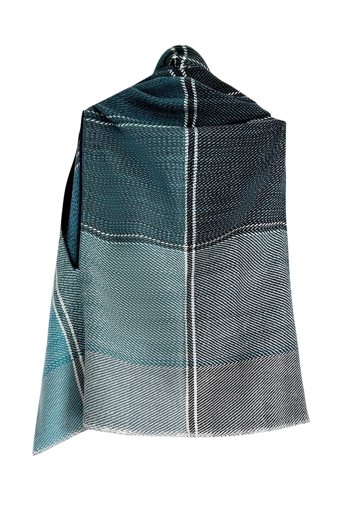 NEW! PLAID Wool Cape Tranquility from JULAHAS