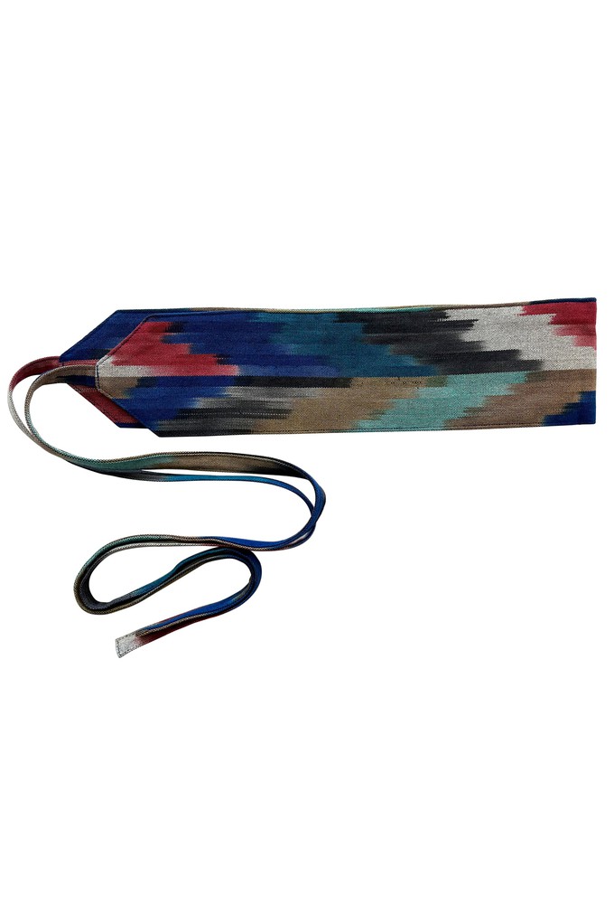 NEW! IKAT Wrap Belt Symmetry from JULAHAS