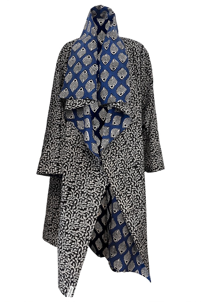 NEW! Reversible Cotton Coat Indigo from JULAHAS