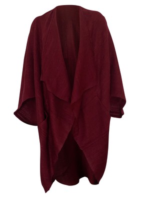 JULAHAS+ Jiva Wool Silk Kimono Fire from JULAHAS